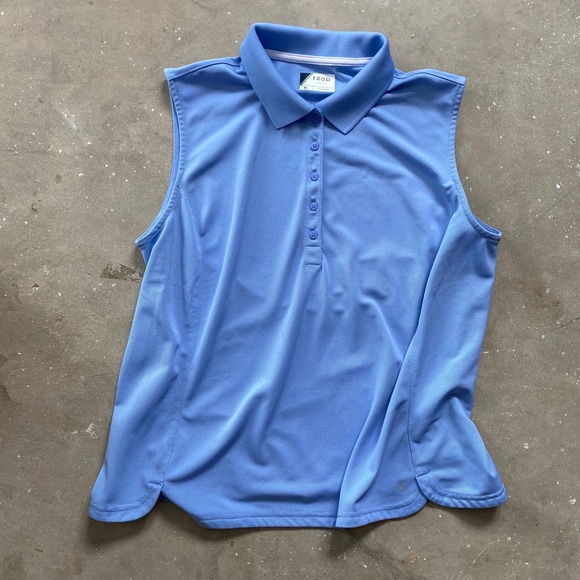 izod sleeveless golf shirts